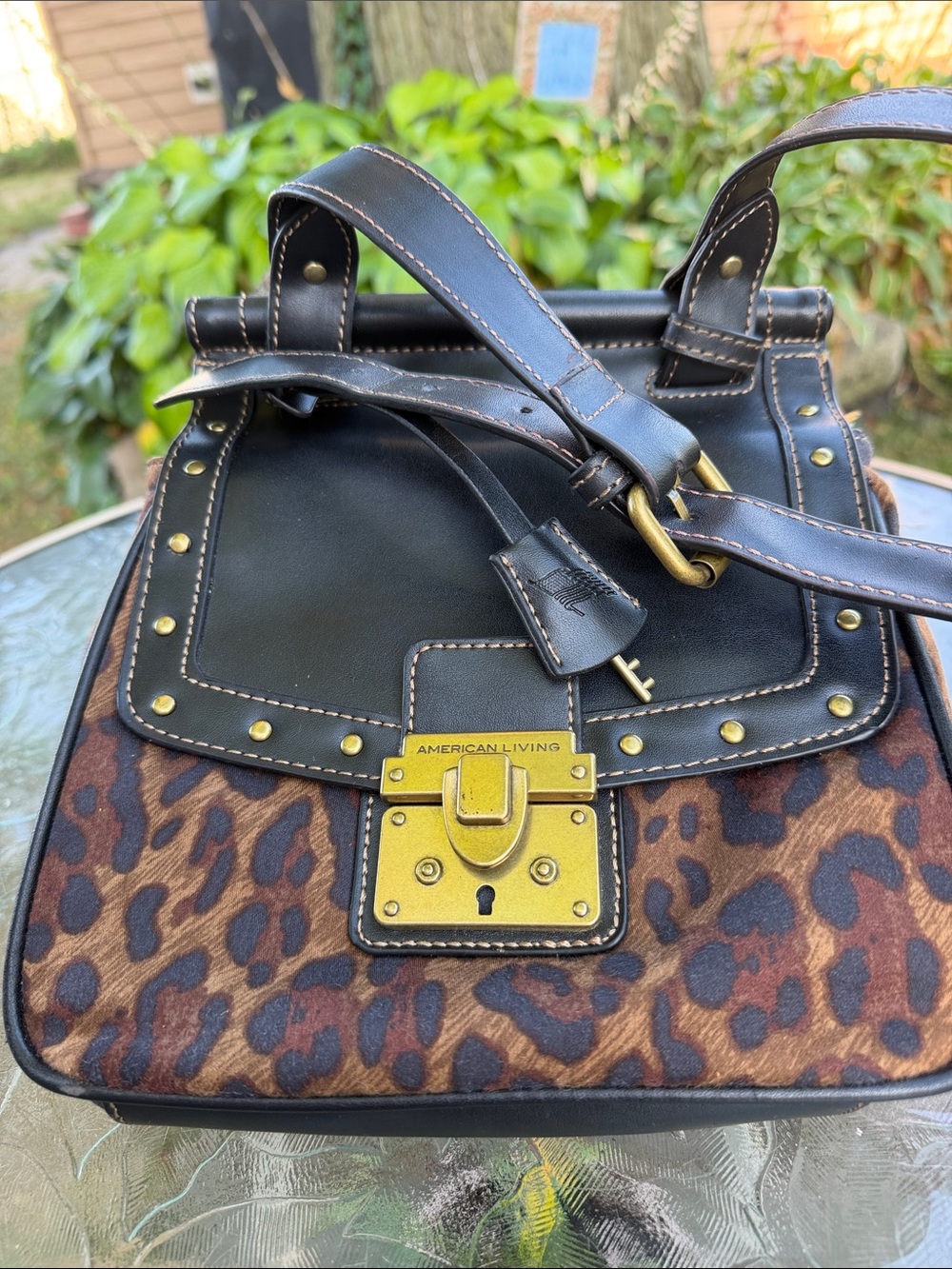 #Leopard crossbody bag